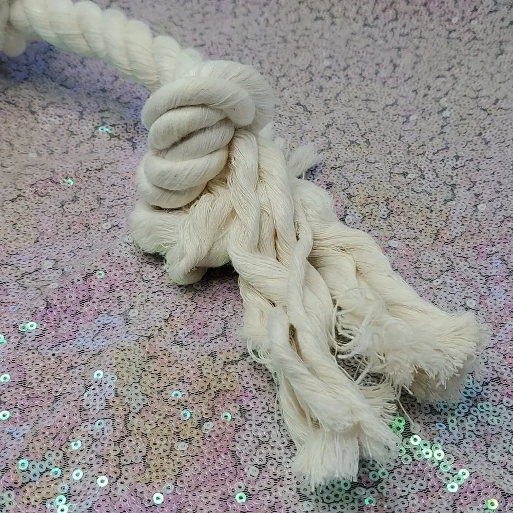 Dog Tug Rope Toy Kansas Licensed Collegiate Product